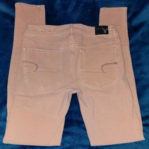 American Eagle Jeggings Pale Pink Coral 2